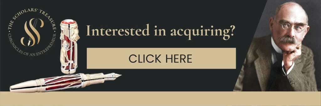 Montblanc Rudyard Kipling Artisan Limited Edition 70 Acquire Banner