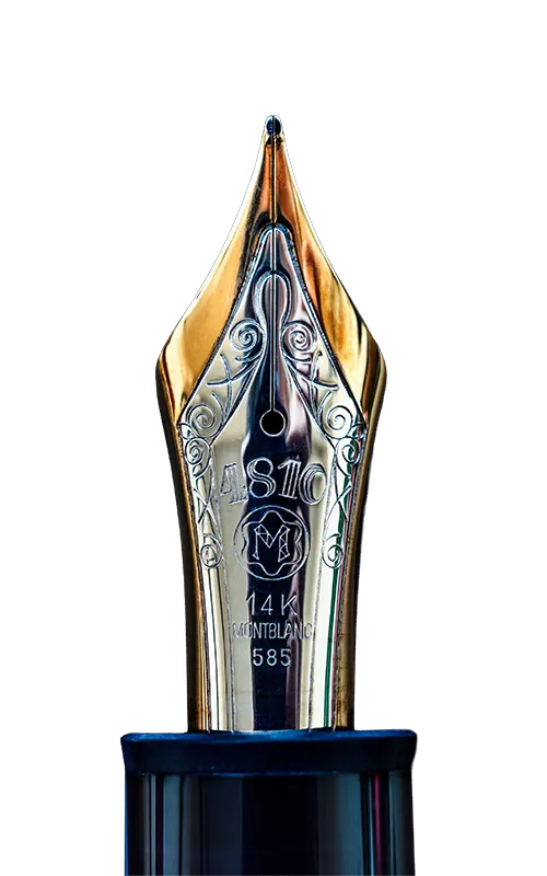 The Scholars' Treasure Montblanc pen nib preview