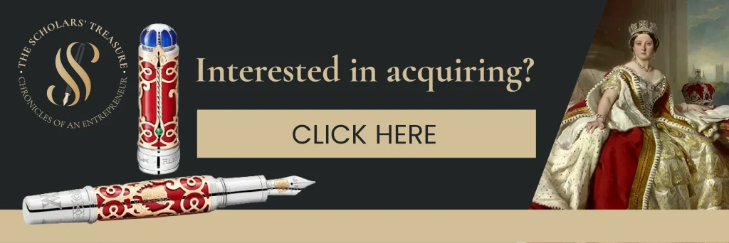 Montblanc Patron of Art 888 Queen Victoria Acquire Inquiry Banner